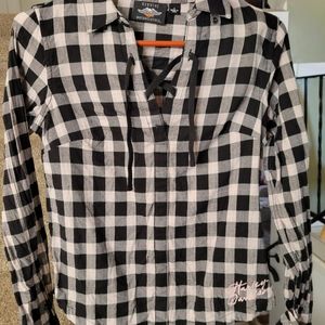 Harley Davison flannel shirt
